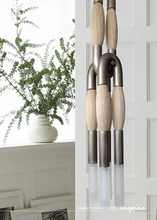 Load image into Gallery viewer, INSPIRA LIFESTYLES - Equus horsehair lights, horsehair wall sconce, horsehair pendant light, equestrian inspired lighting, sculptural wall lighting, modern pendant lighting, boutique hospitality lighting