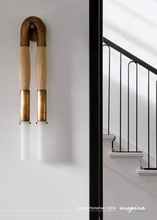Load image into Gallery viewer, INSPIRA LIFESTYLES - Equus horsehair lights, horsehair wall sconce, horsehair pendant light, equestrian inspired lighting, sculptural wall lighting, modern pendant lighting, boutique hospitality lighting