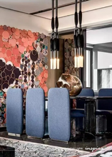 Load image into Gallery viewer, INSPIRA LIFESTYLES - Equus horsehair lights, horsehair wall sconce, horsehair pendant light, equestrian inspired lighting, sculptural wall lighting, modern pendant lighting, boutique hospitality lighting