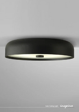 Load image into Gallery viewer, INSPIRA LIFESTYLES - Ivalo Ceiling Light, circular LED ceiling light, iron body ceiling fixture, frosted diffuser ceiling light, Scandinavian ceiling light, hallway ceiling lighting, bedroom ceiling light