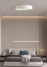 Load image into Gallery viewer, INSPIRA LIFESTYLES - Ivalo Ceiling Light, circular LED ceiling light, iron body ceiling fixture, frosted diffuser ceiling light, Scandinavian ceiling light, hallway ceiling lighting, bedroom ceiling light