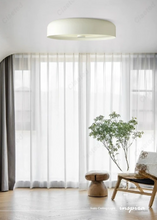 Load image into Gallery viewer, INSPIRA LIFESTYLES - Ivalo Ceiling Light, circular LED ceiling light, iron body ceiling fixture, frosted diffuser ceiling light, Scandinavian ceiling light, hallway ceiling lighting, bedroom ceiling light