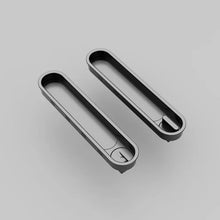 Load image into Gallery viewer, INSPIRA LIFESTYLES - Milo Pocket Door Handle, recessed pocket door handle, sliding door recessed pull, zinc alloy pocket door hardware, modern flush door handle, minimalist sliding door handle