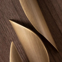 Load image into Gallery viewer, INSPIRA LIFESTYLES – Fin Antique Bronze Handles, curved cabinet pull, sculptural bronze hardware, organic modern cabinet handle, antique bronze drawer pull, designer cabinetry hardware