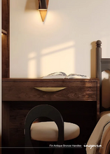 Load image into Gallery viewer, INSPIRA LIFESTYLES – Fin Antique Bronze Handles, curved cabinet pull, sculptural bronze hardware, organic modern cabinet handle, antique bronze drawer pull, designer cabinetry hardware