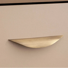 Load image into Gallery viewer, INSPIRA LIFESTYLES – Fin Antique Bronze Handles, curved cabinet pull, sculptural bronze hardware, organic modern cabinet handle, antique bronze drawer pull, designer cabinetry hardware