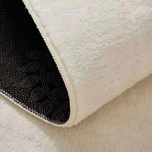Load image into Gallery viewer, INSPIRA LIFESTYLES – Monarc Area Rug, black and ivory geometric rug, 100% polyester rug, soft and durable area rug, modern patterned rug, abstract design rug, contemporary interior rug, high-performance rug, easy-clean rug, living room rug, dining room rug, designer rug décor