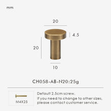 Load image into Gallery viewer, INSPIRA LIFESTYLES | Oren Solid Brass Knob & Pull Handles – Brushed Nickel, Brushed Brass, Antique Bronze Cabinet Hardware by Inspira Lifestyles, Luxury Kitchen Handles, Wardrobe Pulls, Modern Interior Design, Decorative Furniture Hardware, Drawer Knobs, Cabinet Accessories