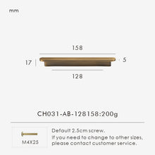 Load image into Gallery viewer, INSPIRA LIFESTYLES | Oren Solid Brass Knob & Pull Handles – Brushed Nickel, Brushed Brass, Antique Bronze Cabinet Hardware by Inspira Lifestyles, Luxury Kitchen Handles, Wardrobe Pulls, Modern Interior Design, Decorative Furniture Hardware, Drawer Knobs, Cabinet Accessories