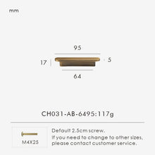 Load image into Gallery viewer, INSPIRA LIFESTYLES | Oren Solid Brass Knob & Pull Handles – Brushed Nickel, Brushed Brass, Antique Bronze Cabinet Hardware by Inspira Lifestyles, Luxury Kitchen Handles, Wardrobe Pulls, Modern Interior Design, Decorative Furniture Hardware, Drawer Knobs, Cabinet Accessories