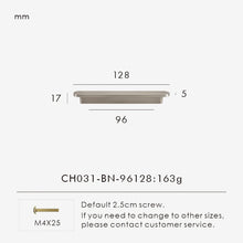 Load image into Gallery viewer, INSPIRA LIFESTYLES | Oren Solid Brass Knob & Pull Handles – Brushed Nickel, Brushed Brass, Antique Bronze Cabinet Hardware by Inspira Lifestyles, Luxury Kitchen Handles, Wardrobe Pulls, Modern Interior Design, Decorative Furniture Hardware, Drawer Knobs, Cabinet Accessories