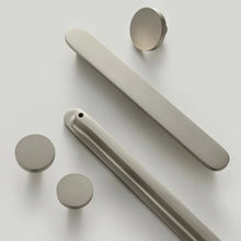 Load image into Gallery viewer, INSPIRA LIFESTYLES | Oren Solid Brass Knob & Pull Handles – Brushed Nickel, Brushed Brass, Antique Bronze Cabinet Hardware by Inspira Lifestyles, Luxury Kitchen Handles, Wardrobe Pulls, Modern Interior Design, Decorative Furniture Hardware, Drawer Knobs, Cabinet Accessories