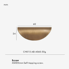 Load image into Gallery viewer, INSPIRA LIFESTYLES - RIVA PULL HANDLES, EDGE PULL HANDLES, SOLID BRASS CABINET HANDLE, MODERN ARC HANDLE, ERGONOMIC CABINET PULL, MINIMAL CABINET HARDWARE, BUILT IN EDGE PULL, KITCHEN DRAWER EDGE HANDLE, ANTIQUE BRONZE CABINET HANDLE, BRUSHED GOLD EDGE PULL, BLACK CABINET HARDWARE, WHITE CABINET HANDLE, ARCHITECTURAL CABINET HARDWARE, CONTEMPORARY MILLWORK HARDWARE, INSPIRA LIFESTYLES