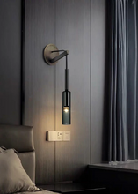 Load image into Gallery viewer, Kaisa Black Glass Pendant