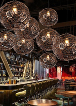 Load image into Gallery viewer, Metal Etch Web Pendant