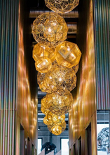 Load image into Gallery viewer, Metal Etch Web Pendant