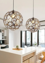 Load image into Gallery viewer, Metal Etch Web Pendant