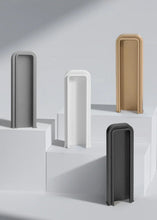 Load image into Gallery viewer, INSPIRA LIFESTYLES | Kaliph Recessed Pull Handles - WARDROBE PULLS, WARDROBE HARDWARE, SIMPLE HARDWARE, SIMPLE DRAWER PULL, RECESSED HARDWARE, RECESSED FURNITURE PULL, RECESSED DOOR PULL, RECESSED DOOR HARDWARE, MODERN HARDWARE, MATTE BLACK HARDWARE, KITCHEN PULLS, KITCHEN HARDWARE,KITCHEN CABINET HARDWARE, INTEGRATED DRAWER PULLS, INTEGRATED CABINET HARDWARE, FURNITURE PULL, FLUSH HARDWARE, FLUSH DOOR HARDWARE, EMBEDDED HARDWARE, EMBEDDED DOOR HARDWARE, DOOR PULLS, DECORATIVE PULL, CLOSET PULL
