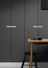 Load image into Gallery viewer, INSPIRA LIFESTYLES | Kaliph Recessed Pull Handles - WARDROBE PULLS, WARDROBE HARDWARE, SIMPLE HARDWARE, SIMPLE DRAWER PULL, RECESSED HARDWARE, RECESSED FURNITURE PULL, RECESSED DOOR PULL, RECESSED DOOR HARDWARE, MODERN HARDWARE, MATTE BLACK HARDWARE, KITCHEN PULLS, KITCHEN HARDWARE,KITCHEN CABINET HARDWARE, INTEGRATED DRAWER PULLS, INTEGRATED CABINET HARDWARE, FURNITURE PULL, FLUSH HARDWARE, FLUSH DOOR HARDWARE, EMBEDDED HARDWARE, EMBEDDED DOOR HARDWARE, DOOR PULLS, DECORATIVE PULL, CLOSET PULL