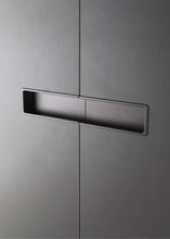 Load image into Gallery viewer, INSPIRA LIFESTYLES | Kaliph Recessed Pull Handles - WARDROBE PULLS, WARDROBE HARDWARE, SIMPLE HARDWARE, SIMPLE DRAWER PULL, RECESSED HARDWARE, RECESSED FURNITURE PULL, RECESSED DOOR PULL, RECESSED DOOR HARDWARE, MODERN HARDWARE, MATTE BLACK HARDWARE, KITCHEN PULLS, KITCHEN HARDWARE,KITCHEN CABINET HARDWARE, INTEGRATED DRAWER PULLS, INTEGRATED CABINET HARDWARE, FURNITURE PULL, FLUSH HARDWARE, FLUSH DOOR HARDWARE, EMBEDDED HARDWARE, EMBEDDED DOOR HARDWARE, DOOR PULLS, DECORATIVE PULL, CLOSET PULL