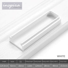 Load image into Gallery viewer, INSPIRA LIFESTYLES | Kaliph Recessed Pull Handles - WARDROBE PULLS, WARDROBE HARDWARE, SIMPLE HARDWARE, SIMPLE DRAWER PULL, RECESSED HARDWARE, RECESSED FURNITURE PULL, RECESSED DOOR PULL, RECESSED DOOR HARDWARE, MODERN HARDWARE, MATTE BLACK HARDWARE, KITCHEN PULLS, KITCHEN HARDWARE,KITCHEN CABINET HARDWARE, INTEGRATED DRAWER PULLS, INTEGRATED CABINET HARDWARE, FURNITURE PULL, FLUSH HARDWARE, FLUSH DOOR HARDWARE, EMBEDDED HARDWARE, EMBEDDED DOOR HARDWARE, DOOR PULLS, DECORATIVE PULL, CLOSET PULL