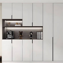 Load image into Gallery viewer, INSPIRA LIFESTYLES | Kanzu Recessed Pulls, Recessed Door Pulls, Embedded Door Pulls, Recessed Door Handles, Recessed Sliding Door Handles, sliding door hardware, sliding door pull, modern door pulls, flush door pulls, flush door handles, minimal door hardware, cabinet hardware, recessed cabinet hardware, flush furniture hardware, streamline door handles, sleek door handles, stylish designer hardware, modern home hardware, closet pulls, bathroom pulls, kitchen pulls, wardrobe hardware, long pull handles
