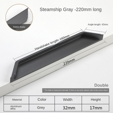 Load image into Gallery viewer, INSPIRA LIFESTYLES | Kanzu Recessed Pulls, Recessed Door Pulls, Embedded Door Pulls, Recessed Door Handles, Recessed Sliding Door Handles, sliding door hardware, sliding door pull, modern door pulls, flush door pulls, flush door handles, minimal door hardware, cabinet hardware, recessed cabinet hardware, flush furniture hardware, streamline door handles, sleek door handles, stylish designer hardware, modern home hardware, closet pulls, bathroom pulls, kitchen pulls, wardrobe hardware, long pull handles