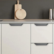 Load image into Gallery viewer, INSPIRA LIFESTYLES | Kanzu Recessed Pulls, Recessed Door Pulls, Embedded Door Pulls, Recessed Door Handles, Recessed Sliding Door Handles, sliding door hardware, sliding door pull, modern door pulls, flush door pulls, flush door handles, minimal door hardware, cabinet hardware, recessed cabinet hardware, flush furniture hardware, streamline door handles, sleek door handles, stylish designer hardware, modern home hardware, closet pulls, bathroom pulls, kitchen pulls, wardrobe hardware, long pull handles