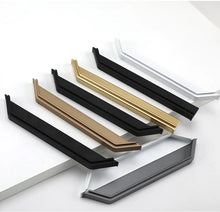Load image into Gallery viewer, INSPIRA LIFESTYLES | Kanzu Recessed Pulls, Recessed Door Pulls, Embedded Door Pulls, Recessed Door Handles, Recessed Sliding Door Handles, sliding door hardware, sliding door pull, modern door pulls, flush door pulls, flush door handles, minimal door hardware, cabinet hardware, recessed cabinet hardware, flush furniture hardware, streamline door handles, sleek door handles, stylish designer hardware, modern home hardware, closet pulls, bathroom pulls, kitchen pulls, wardrobe hardware, long pull handles