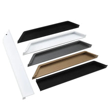 Load image into Gallery viewer, INSPIRA LIFESTYLES | Kanzu Recessed Pulls, Recessed Door Pulls, Embedded Door Pulls, Recessed Door Handles, Recessed Sliding Door Handles, sliding door hardware, sliding door pull, modern door pulls, flush door pulls, flush door handles, minimal door hardware, cabinet hardware, recessed cabinet hardware, flush furniture hardware, streamline door handles, sleek door handles, stylish designer hardware, modern home hardware, closet pulls, bathroom pulls, kitchen pulls, wardrobe hardware, long pull handles