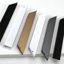 Load image into Gallery viewer, INSPIRA LIFESTYLES | Kanzu Recessed Pulls, Recessed Door Pulls, Embedded Door Pulls, Recessed Door Handles, Recessed Sliding Door Handles, sliding door hardware, sliding door pull, modern door pulls, flush door pulls, flush door handles, minimal door hardware, cabinet hardware, recessed cabinet hardware, flush furniture hardware, streamline door handles, sleek door handles, stylish designer hardware, modern home hardware, closet pulls, bathroom pulls, kitchen pulls, wardrobe hardware, long pull handles