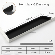 Load image into Gallery viewer, INSPIRA LIFESTYLES | Kanzu Recessed Pulls, Recessed Door Pulls, Embedded Door Pulls, Recessed Door Handles, Recessed Sliding Door Handles, sliding door hardware, sliding door pull, modern door pulls, flush door pulls, flush door handles, minimal door hardware, cabinet hardware, recessed cabinet hardware, flush furniture hardware, streamline door handles, sleek door handles, stylish designer hardware, modern home hardware, closet pulls, bathroom pulls, kitchen pulls, wardrobe hardware, long pull handles