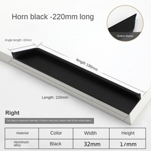 Load image into Gallery viewer, INSPIRA LIFESTYLES | Kanzu Recessed Pulls, Recessed Door Pulls, Embedded Door Pulls, Recessed Door Handles, Recessed Sliding Door Handles, sliding door hardware, sliding door pull, modern door pulls, flush door pulls, flush door handles, minimal door hardware, cabinet hardware, recessed cabinet hardware, flush furniture hardware, streamline door handles, sleek door handles, stylish designer hardware, modern home hardware, closet pulls, bathroom pulls, kitchen pulls, wardrobe hardware, long pull handles
