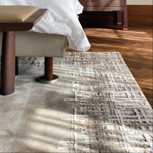 Load image into Gallery viewer, INSPIRA LIFESTYLES | Karui Hand Tufted Rug, WOVEN WOOL AREA RUG, STATEMENT RUG, RECTANGLE AREA RUG, PREMIUM WOOL RUG, POST MODERN RUG, MULTI LEVEL RUG, MONOCHROME RUG, MODERN RUG, MODERN AREA RUG, MINIMAL RUG, MADE TO ORDER RUG, LIVING ROOM RUG, LARGE RUG, HIGH RELIEF RUG, Handmade Rug, HAND WOVEN RUG, HAND TUFTED RUG, DINING ROOM RUG, CONTEMPORARY RUG, GREY RUG, PALE BLUE RUG, TAUPE RUG, BEDROOM RUG, AREA RUG, ACCENT RUG