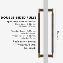 Load image into Gallery viewer, INSPIRA LIFESTYLES | Knox Door Pull Handles, SLIDING DOOR PULL, SLIDING DOOR HARDWARE, SLIDING DOOR HANDLES, SLIDING DOOR HANDLE, RESTAURANT DOOR PULL, POST MODERN DOOR HANDLES, MODERN DOOR HANDLES, MODERN DOOR HANDLE, LONG DOOR PULLS, KNURLED DOOR PULLS, HOTEL DOOR PULL, GOLD DOOR PULLS, DOOR PULLS, DOOR PULL, DOOR HARDWARE, DOOR FURNITURE, BRONZE SLIDING DOOR HANDLE, BRONZE DOOR LEVER, BARN DOOR PULL, BARN DOOR HANDLE, GLASS DOOR PULLS, GLASS DOOR HANDLES, RETAIL STORE HANDLES