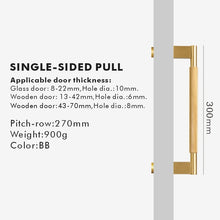 Load image into Gallery viewer, INSPIRA LIFESTYLES | Knox Door Pull Handles, SLIDING DOOR PULL, SLIDING DOOR HARDWARE, SLIDING DOOR HANDLES, SLIDING DOOR HANDLE, RESTAURANT DOOR PULL, POST MODERN DOOR HANDLES, MODERN DOOR HANDLES, MODERN DOOR HANDLE, LONG DOOR PULLS, KNURLED DOOR PULLS, HOTEL DOOR PULL, GOLD DOOR PULLS, DOOR PULLS, DOOR PULL, DOOR HARDWARE, DOOR FURNITURE, BRONZE SLIDING DOOR HANDLE, BRONZE DOOR LEVER, BARN DOOR PULL, BARN DOOR HANDLE, GLASS DOOR PULLS, GLASS DOOR HANDLES, RETAIL STORE HANDLES