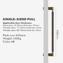 Load image into Gallery viewer, INSPIRA LIFESTYLES | Knox Door Pull Handles, SLIDING DOOR PULL, SLIDING DOOR HARDWARE, SLIDING DOOR HANDLES, SLIDING DOOR HANDLE, RESTAURANT DOOR PULL, POST MODERN DOOR HANDLES, MODERN DOOR HANDLES, MODERN DOOR HANDLE, LONG DOOR PULLS, KNURLED DOOR PULLS, HOTEL DOOR PULL, GOLD DOOR PULLS, DOOR PULLS, DOOR PULL, DOOR HARDWARE, DOOR FURNITURE, BRONZE SLIDING DOOR HANDLE, BRONZE DOOR LEVER, BARN DOOR PULL, BARN DOOR HANDLE, GLASS DOOR PULLS, GLASS DOOR HANDLES, RETAIL STORE HANDLES