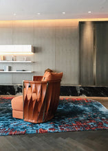 Load image into Gallery viewer, INSPIRA LIFESTYLES | Kokiiro Hand Tufted Rug, Sapphire Dusk Rug – Handcrafted Dark Blue Tencel & Wool Floor Covering, WOVEN RUG, WOOL AREA RUG, STATEMENT RUG, RECTANGLE AREA RUG, PREMIUM WOOL RUG, POST MODERN RUG, MULTI LEVEL RUG, MONOCHROME RUG, MODERN RUG, MODERN AREA RUG, MINIMAL RUG, MADE TO ORDER RUG, LIVING ROOM RUG, LARGE RUG, HIGH RELIEF RUG, Handmade Rug, HAND WOVEN RUG, HAND TUFTED RUG, DINING ROOM RUG, CONTEMPORARY RUG, COLOURFUL RUG, COLORFUL RUG, BEDROOM RUG, AREA RUG, ACCENT RUG