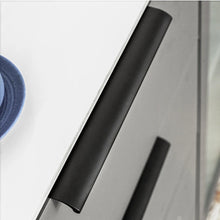 Load image into Gallery viewer, INSPIRA LIFESTYLES - Leif Pull Handles - BATHROOM HARDWARE, BRASS HARDWARE, CABINET HARDWARE, CABINET PULL, CLOSET HARDWARE, CLOSET PULL, CONCEALED HANDLE, DOOR PULLS, DRAWER PULL, DRAWER PULLS, EDGE PULL, FURNITURE HANDLES, FURNITURE PULL, HARDWARE, HIDDEN HANDLE, KITCHEN HARDWARE, MODERN HARDWARE, PULLS, SIMPLE DRAWER PULL, SIMPLE HARDWARE, WARDROBE HARDWARE