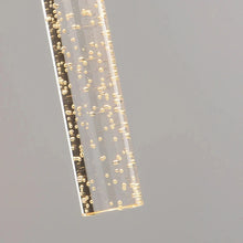 Load image into Gallery viewer, Inspira Lifestyles | Linea Crystal Rod Sconce LED wall lamp – modern crystal rod light fixture for bedroom, vanity, living room, wall sconce lighting, contemporary interior lighting