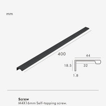 Load image into Gallery viewer, INSPIRA LIFESTYLES | Lino Long Pull Handles, WARDROBE PULLS, WARDROBE HARDWARE, MATTE BLACK HARDWARE, LONG PULL HANDLES, LONG DRAWER PULLS, LONG DOOR PULLS, KITCHEN PULLS, KITCHEN HARDWARE, KITCHEN CABINET HARDWARE, INTEGRATED DRAWER PULLS, FURNITURE PULL, EDGE PULL, DRAWER PULLS, DRAWER PULL, DOOR PULLS, DOOR PULL, DECORATIVE PULL, COPPER HARDWARE, CLOSET HARDWARE, CABINET PULLS, CABINET PULL, CABINET HARDWARE, BRONZE CABINET HARDWARE, BRASS HARDWARE, BATHROOM PULLS, BATHROOM CABINET HARDWARE