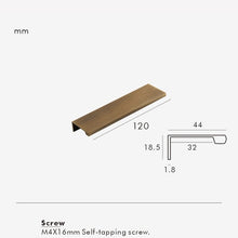 Load image into Gallery viewer, INSPIRA LIFESTYLES | Lino Long Pull Handles, WARDROBE PULLS, WARDROBE HARDWARE, MATTE BLACK HARDWARE, LONG PULL HANDLES, LONG DRAWER PULLS, LONG DOOR PULLS, KITCHEN PULLS, KITCHEN HARDWARE, KITCHEN CABINET HARDWARE, INTEGRATED DRAWER PULLS, FURNITURE PULL, EDGE PULL, DRAWER PULLS, DRAWER PULL, DOOR PULLS, DOOR PULL, DECORATIVE PULL, COPPER HARDWARE, CLOSET HARDWARE, CABINET PULLS, CABINET PULL, CABINET HARDWARE, BRONZE CABINET HARDWARE, BRASS HARDWARE, BATHROOM PULLS, BATHROOM CABINET HARDWARE