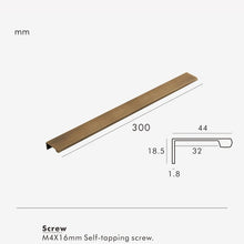 Load image into Gallery viewer, INSPIRA LIFESTYLES | Lino Long Pull Handles, WARDROBE PULLS, WARDROBE HARDWARE, MATTE BLACK HARDWARE, LONG PULL HANDLES, LONG DRAWER PULLS, LONG DOOR PULLS, KITCHEN PULLS, KITCHEN HARDWARE, KITCHEN CABINET HARDWARE, INTEGRATED DRAWER PULLS, FURNITURE PULL, EDGE PULL, DRAWER PULLS, DRAWER PULL, DOOR PULLS, DOOR PULL, DECORATIVE PULL, COPPER HARDWARE, CLOSET HARDWARE, CABINET PULLS, CABINET PULL, CABINET HARDWARE, BRONZE CABINET HARDWARE, BRASS HARDWARE, BATHROOM PULLS, BATHROOM CABINET HARDWARE