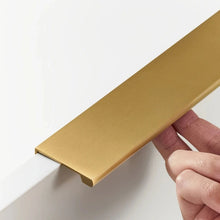Load image into Gallery viewer, INSPIRA LIFESTYLES | Lino Long Pull Handles, WARDROBE PULLS, WARDROBE HARDWARE, MATTE BLACK HARDWARE, LONG PULL HANDLES, LONG DRAWER PULLS, LONG DOOR PULLS, KITCHEN PULLS, KITCHEN HARDWARE, KITCHEN CABINET HARDWARE, INTEGRATED DRAWER PULLS, FURNITURE PULL, EDGE PULL, DRAWER PULLS, DRAWER PULL, DOOR PULLS, DOOR PULL, DECORATIVE PULL, COPPER HARDWARE, CLOSET HARDWARE, CABINET PULLS, CABINET PULL, CABINET HARDWARE, BRONZE CABINET HARDWARE, BRASS HARDWARE, BATHROOM PULLS, BATHROOM CABINET HARDWARE