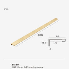 Load image into Gallery viewer, INSPIRA LIFESTYLES | Lino Long Pull Handles, WARDROBE PULLS, WARDROBE HARDWARE, MATTE BLACK HARDWARE, LONG PULL HANDLES, LONG DRAWER PULLS, LONG DOOR PULLS, KITCHEN PULLS, KITCHEN HARDWARE, KITCHEN CABINET HARDWARE, INTEGRATED DRAWER PULLS, FURNITURE PULL, EDGE PULL, DRAWER PULLS, DRAWER PULL, DOOR PULLS, DOOR PULL, DECORATIVE PULL, COPPER HARDWARE, CLOSET HARDWARE, CABINET PULLS, CABINET PULL, CABINET HARDWARE, BRONZE CABINET HARDWARE, BRASS HARDWARE, BATHROOM PULLS, BATHROOM CABINET HARDWARE