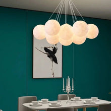 Load image into Gallery viewer, INSPIRA LIFESTYLES - Lunar Modern Chandelier, Lighting Pendant Chandelier Ball, Modern Pendant Chandelier, Elegant Ball Light Fixture, Contemporary Pendant Light, Stylish Chandelier Ball, Spherical Pendant Lighting, Sophisticated Chandelier Design, Luxury Pendant Light, Dining Room Chandelier, Living Room Pendant Lamp, Artistic Ball Chandelier, Ambient Lighting Fixture, Designer Pendant Chandelier, Elegant Home Illumination, Modern Sphere Light
