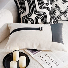 Load image into Gallery viewer, INSPIRA LIFESTYLES | Metro Woven Pillows, WOVEN PILLOW, THROW PILLOW, SOFA PILLOW, PILLOW, LUXURY PILLOW, EMBROIDERED PILLOW, DECORATIVE PILLOW, COTTON PILLOW, MODERN PILLOW, BLACK AND WHITE PILLOW, CHAIR PILLOW, BED PILLOW, ACCENT PILLOW