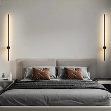 Load image into Gallery viewer, INSPIRA LIFESTYLES - Minimalist Wall Light, Modern Linear Tube LED Wall Lamp, Contemporary LED Wall Light, Sleek Linear Tube Lamp, Minimalist Wall ScModern LED Wall Lamp, Bedroom LED Lighting, Sleek Wall Light Fixture, Contemporary Bedside Lamp, Stylish Bedroom Wall Light, Energy-Efficient LED Wall Lamp, Elegant LED Reading Light, Modern Bedside Sconce, Black LED Wall Light, Bedroom Decor Lighting, Adjustable LED Wall Fixture, Cozy Bedroom Illuminationonce, Up-Down LED Wall Fixture, Black Gold Wall Light