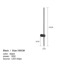 Load image into Gallery viewer, INSPIRA LIFESTYLES - Minimalist Wall Light, Modern Linear Tube LED Wall Lamp, Contemporary LED Wall Light, Sleek Linear Tube Lamp, Minimalist Wall ScModern LED Wall Lamp, Bedroom LED Lighting, Sleek Wall Light Fixture, Contemporary Bedside Lamp, Stylish Bedroom Wall Light, Energy-Efficient LED Wall Lamp, Elegant LED Reading Light, Modern Bedside Sconce, Black LED Wall Light, Bedroom Decor Lighting, Adjustable LED Wall Fixture, Cozy Bedroom Illuminationonce, Up-Down LED Wall Fixture, Black Gold Wall Light