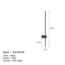 Load image into Gallery viewer, INSPIRA LIFESTYLES - Minimalist Wall Light, Modern Linear Tube LED Wall Lamp, Contemporary LED Wall Light, Sleek Linear Tube Lamp, Minimalist Wall ScModern LED Wall Lamp, Bedroom LED Lighting, Sleek Wall Light Fixture, Contemporary Bedside Lamp, Stylish Bedroom Wall Light, Energy-Efficient LED Wall Lamp, Elegant LED Reading Light, Modern Bedside Sconce, Black LED Wall Light, Bedroom Decor Lighting, Adjustable LED Wall Fixture, Cozy Bedroom Illuminationonce, Up-Down LED Wall Fixture, Black Gold Wall Light